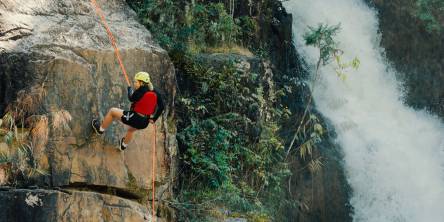 rock climbing