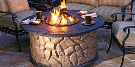 outdoor chimenea