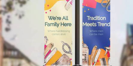 pole banner printing