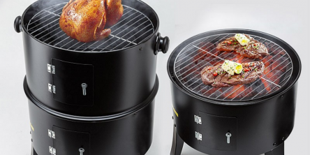 Portable Charcoal Smoker BBQ Grill